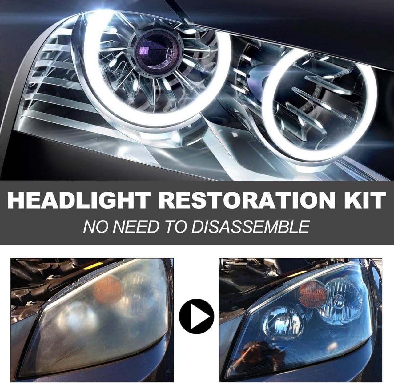 Car Headlight Cleaner & Restorer 50 ml (Pack of 1)